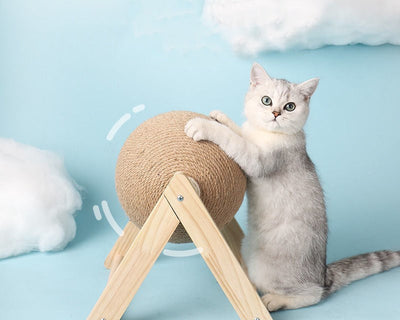 KittyPlay - Natural Sisal Cat Scratching Ball