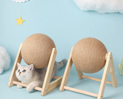 KittyPlay - Natural Sisal Cat Scratching Ball